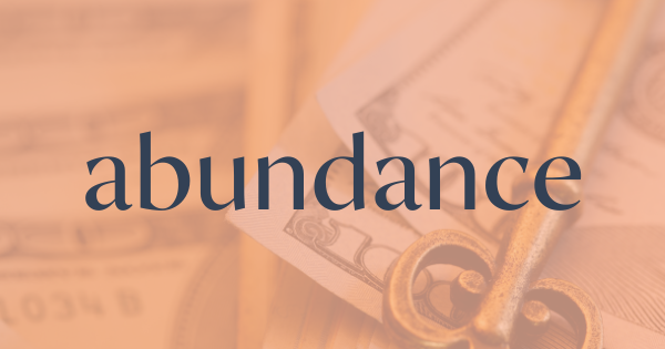 manifesting in abundance